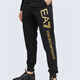 Armani (Emporio Armani) EA7 men's pants 2025 new classic micro-label casual print lightweight breathable comfortable sports pants leggings black gold S