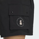 Pantalones de chándal adidas (adidas) pantalones para hombres 2025 verano nuevo tejido transpirable de cinco puntos de cinco puntos entrenamiento de fitness suelto ropa de trabajo casual jl9275/negro m