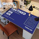 
Chouying Computer Tablecloth Sense Creative Leather Oversized Worker Text Table Mat Girls Inspirational Computer Keyboard Mat ZDA Leather-Worker Text B3519 100*40cm