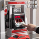 Mommy's twin gas station toy simulation children 3-6 years old 2 cars refueling machine gun boy baby model simulation small gift