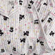 Rongxitu (rongxitu) pijama para mujeres en primavera y otoño dulce caricatura nube de algodón ropa 826# púrpura negro gato 175 l
