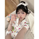 
Fan Miaoli Japanese three-piece set crayon Shin-shiba pajamas for women in summer day thin short-sleeved trousers cute cartoon student home clothes KK-14123 [Short-sleeved] three-piece set M [Suggested 80-100Jin [Jin equals 0.5 kg]]