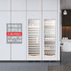 DBERLAN Embraco variable frequency air-cooled embedded red wine cabinet constant temperature wine cabinet cigar cabinet tea beverage cabinet can be externally hung kitchen cabinet door panel seamless installation for home use frequency conversion can be externally hung door + wine cabinet ice bar combination 230 bottles