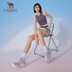 
Camel (CAMEL) Star Sports Women's Shoes Thick Sole Heightening Breathable Casual Daddy Shoes X25B09L7022 Silver White/Black 37