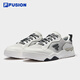 Chaussures pour hommes Fusion Fusion, chaussures de vie de skateboard, 2025 Nouvelles chaussures de coup de pied, chaussures en toile à 2 génération, blancs, blanc / antarctique gris-bc 41