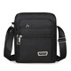 Bolsa de marguillo de canguro (canguro) Bolso de tela Oxford Bags Bags Men's Crossbody Bag Casual Canvas Bag Mackpack Bolsa de bolsa pequeña Metín de negocios [Modelo mejorado de seis LA]+[YZ3519 Negro]