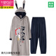 Pyjamas de couple modal pour femmes en automne et en velours de corail hiver