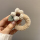 SAHANE Zuo Yusen small flower headband for girls cute plush thick hair band autumn and winter hair band sweet hair rubber band hair accessories flowers random 2 pieces