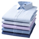 Lilang Herren Business Formale Kee Langarmweißes Hemd Großgröße Lose professioneller Kurzarm Trendy Square Collar Schwarzes koreanisches Hemd 6630 38 Gleiche Größe