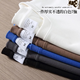 Pure white 500g heavy T-shirt pure cotton thick thread neckline short sleeve oversize fashion brand three-pin half sleeve 320g heavy short sleeve - red M Recommended 120-140Jin [Jin equals 0.5 kg]