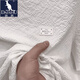 Kangourou (Daishu) 2025 T-shirt à manches courtes pour hommes à manches courtes en été Luxury Luxury Polyme Rond Round Col Colon High Quality Trendy Halfheved Ice Silk Shirt 1105 White Light Luxury Texture 4xl 175-190jin [Jin est égal à 0,5 kg]