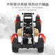 Zhouge Fernbedienungsauto, hohe Leistung mit hohem PS-Sechsradantrieb schwerer Offroad-Elektro-Lkw-Klettern RC Model Kinder-Elektrofahrzeug Dongfeng Nr. 9 Green 47 cm High-End-Drei-Elektro-Strom für etwa 90 Minuten