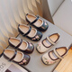 Hongxing Children Girls Sandals 2025 Новые летние девочки спортивные сетчатые туфли в середине большого количества детей дышащие детские обувь для принцессы коричневые [универсальный стиль] L691 25 размер 15,5 см.