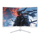 Hoesda Hanstar Monitor 27-Zoll-Desktop-Computer-Display 2K High-Definition E-Sport gebogenes Spiel LCD-Bildschirm Büro 4K Zuhause 165 Überwachung 27-Zoll-2K-165Hz-Vollbild gebogen weiß