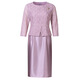 Luo Meng brand noble temperament happy mother-in-law wedding banquet dress for women 2026 new style petite young mother dress purple pink three-quarter sleeves M