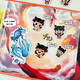 Anjijia Nezha Magnetic Power Stilles Buch Teufel Kinder Meer kein ausgeschnittener Kinder handgefertigtes DIY Magnetic Sticker Toys [1 Package] Devil Child's Nachkomme Jungen und Mädchen 1. Juni Geschenk