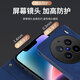 涂画手OPPOA5Pro手机壳翻盖式复古钱包皮套A3X/A3活力版/A2m/支架一体内置插卡槽防摔高级商务男女保护套 【经典黑】+挂绳 oppoa5pro