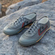 Fibodon Shandong Lutai Alte Peking-Stoffschuhe Sneaker weiße Leinwand Sneaker Training großer Slip-Kee-Resistenter Fußballschuhe Männer 9902 Weiß 39
