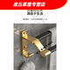 Moran Nuoer's Piercing Rack Rack Rack Rack Rack Rack Crochet Horme de salle de bain Single et double serviette Rod Yahei 3 SETS 13590