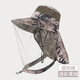 Zi Jiafu Y Fishing Hat Mesh Mask Honey Collection Anti-Bee Sun Hat Summer Outdoor Anti-mosquito Camping Shawl Neck Guard Mountaineering Light Gray