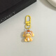 JPHZNB【9764人已购】可爱卡通头套动物少女手机小挂件新款礼物配饰挂饰闺蜜饰品包包钥匙扣垫片挂绳小东 【2个装】 抱奶瓶桃粉美兔  + 抱草莓紫米兔
