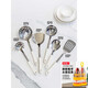 Kowsi Light Luxury Kitchen Suministes Cocaciones de colección de hogares y espátula Combinados de cocina Freing Spoons Set Complete Light Luxury Kitchen Spátula 7 piezas [854]