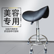 Special lift and swivel chair for pet grooming table, dog grooming table, saddle stool, pet shop hair trimming and styling chair, beauty styling lift and swivel chair (black)