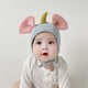 Yupinjia Infant and Toddler Chapeau de protection folkloge nouveau-né chapeau printemps et d'été Baotou Baotou Baby Protection d'oreille Hoop Rider Baby Baby Hat Protection Folk Folk Bleu clair / éléphant 36-46 cm (2 mois à 16 mois recommandés)