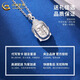 CHINA GOLD PT950 Platinum Buddha Head Pendant Necklace Platinum Clavicle Chain Valentine's Day Practical Birthday Gift for Girls to Give to Mom PT950 Platinum Buddha Head Pendant Approximately 5.6g Free Sterling Silver Chain