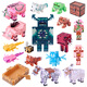 
Kempton Minecraft Plastic Toy Doll Figure Ending Dragon Steve Kuli afraid of iron golem doll doll model Lemon yellow Golden Apricot