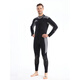 SBART 1.5mm one-piece swimsuit men's warm and cold-proof wetsuit long-sleeved one-piece trousers sun protection wetsuit 1283 black 1.5mm M