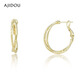 AJIDOU Ajidou earrings birthday gift for women, fashionable, simple and atmospheric earrings, earrings for girlfriend, for wife, gold