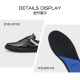 零度【板鞋 断码捡漏特价】ZRO男鞋时尚休闲鞋断色断码款款式 黑色 s13897 44