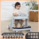 
Multifunctional baby walker for boys and girls, anti-turnover learning to drive, children's hand-pushed walker for 805-1 Starry Sky Gray-standard model