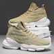 Changxiang Huili Men's Shoes 2025 NUEVO SUMER BRAENTABLE MESH Sports y Coconut Coconut Running Carrete Light Running para hombres RF-AA9909 BEIGE 40