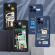 No picante para Xiaomi 14 Caja de teléfono móvil Lente para hombres Silicona líquida de filo completo Airbag de cuatro esquinas Cubierta protectora anti-caza de texto inspirador micro-mate Cartoon Nuevo estilo OU1283 Sea una persona vulgar-Cool Black Xiaomi 14 [Capilla única]
