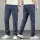 Kooshi Luxury Tennis Jeans Summer Summer Pantalones rectos sueltos 2025 Nuevos pantalones para hombres frescos y frescos Azules medianos 9767 30