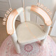 Mansfield Internet celebrity makeup chair makeup stool light luxury and high-end master bedroom girls' dressing room dressing table chair nail salon chair off-white-skin-friendly velvet