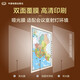 New color matching seamless map wall chart set with 2 pieces in total, China map + world map, large size about 1.8 meters * 1.3 meters, high-end imitation mahogany pole, office study living room wall chart