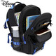 Disney Junior High School School Bag Boys 2025 Nuevo estudiante de la escuela primaria Mochila Grado 3, 4, 5 y 6 Campus Boys Shoulder Liel Capacidad 12045 Set actualizado Cool Black + Sneakers de 6 piezas