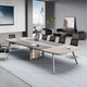 Conference table long table simple modern office negotiation training table large and small conference room table and chair combination 1.8*0.9 meter conference table