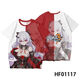 
Xibaibeng 3T-shirt, summer short-sleeved, co-branded 3D printed trendy top for primary and secondary school students and teenagers Eden TXU4877 XL Suitable for weight 110-125 Jin [Jin equals 0.5 kg]