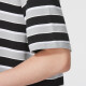 
Nike (NIKE) short-sleeved POLO shirt men's 2025 summer new striped sportswear casual lapel T-shirt half-sleeved top FN3897-010 black and white stripes S