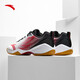 ANTA (ANTA) Aurora Table Tennis Shoes丨Sports Shoes Men's Shoes 2025 Summer Badminton Shoes Training Shoes 112524461 Pure White/Classic Red/Basic Black-2 41