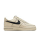 耐克空军一号男子胶底板鞋秋运动鞋官方NIKE AIR FORCE 1 HQ2037 200浅卡其/黑 41