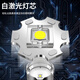 Super bright flashlight strong light charging outdoor laser mini portable white multi-function long-range shot Supreme version [G9900 white] LCD electric display