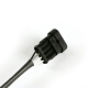 
Finished Ducati 696 821 899 848 1199 1098 1198 Big Devil 1200 Exhaust Oxygen Sensor Black Flat Plug 1