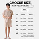 
Catman (MiiOW) pure cotton pajamas for men in summer, new style, can be worn with loose plus size home clothing set 13603 [100% pure cotton + skin-friendly and breathable] L [Suggest weight 100-120 Jin [Jin equals 0.5 kg]]