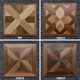 Yeyu 60x60 wood grain brick parquet 600x600 imitation solid wood grain non-slip matte floor tiles living room JTS6627 600*600