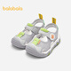 Balabala baby boy stable shoes non-slip sports sandals new summer shoes same style in shopping malls gray green tone 00324 22 (foot length 13.3-13.7/inner length 14.6)